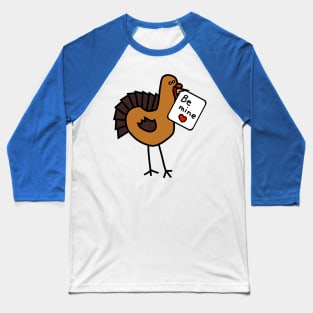 Funny Turkey says Be Mine on Valentines Day Baseball T-Shirt